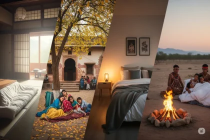 A panoramic view of diverse sleep traditions across cultures and countries